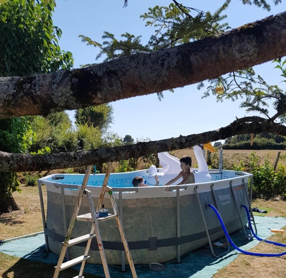 Gite 4 Pers, Jacuzzi, Piscine, Proche Futuroscope, Calme Et Nature A La Roche Posay La Roche-Posay Exterior foto